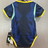 26-27 Brazil Away Baby Infant Crawl Suit
