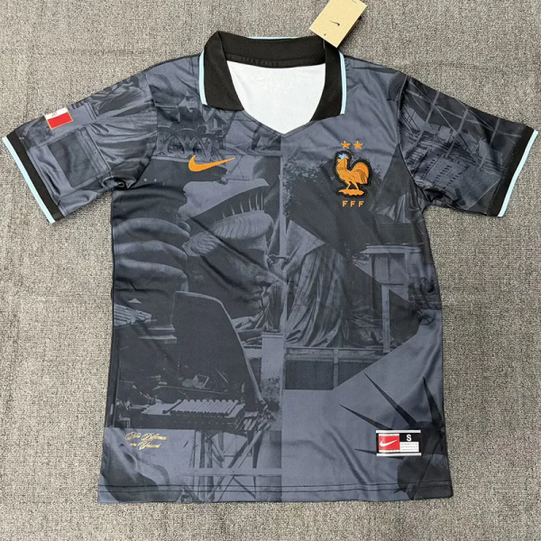 26-27 France Black Special Edition Training shirts