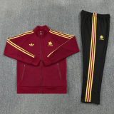26-27 Roma Brown Red Jacket Tracksuit #01