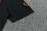 26-27 INT Black Short shirts and Long trousers Suit (圆领)