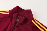 26-27 Roma Brown Red Jacket Tracksuit #01