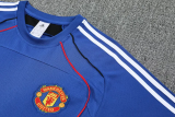 25-26 Man Utd Fancy blue Training Short Suit