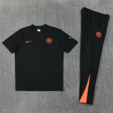 26-27 INT Black Short shirts and Long trousers Suit (圆领)