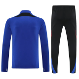 25-26 Man Utd Fancy blue Half Pull Tracksuit (半拉链)