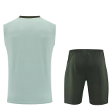 25-26 CHE Light green Tank top and shorts suit