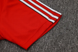 25-26 Man Utd Red Short shirts and Long trousers Suit #C2506