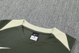 25-26 CHE Army green Tank top and shorts suit