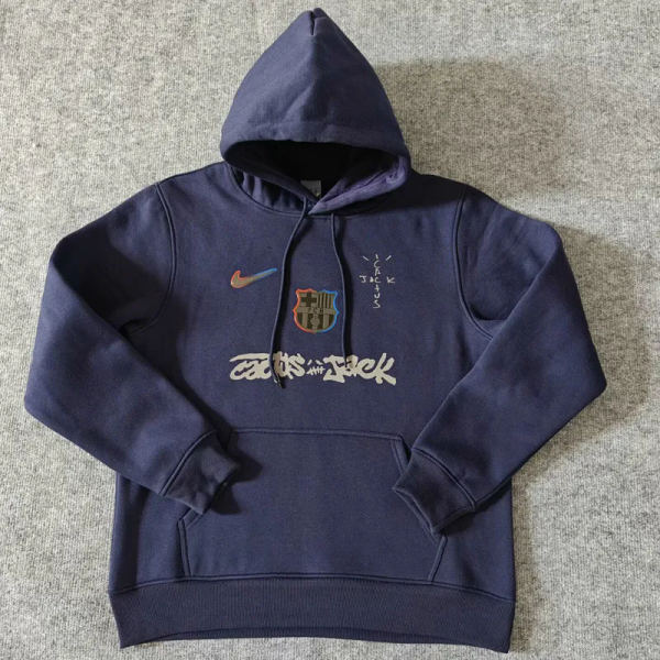 25-26 BAR Royal blue Hoody 宝蓝色(加绒)黑标