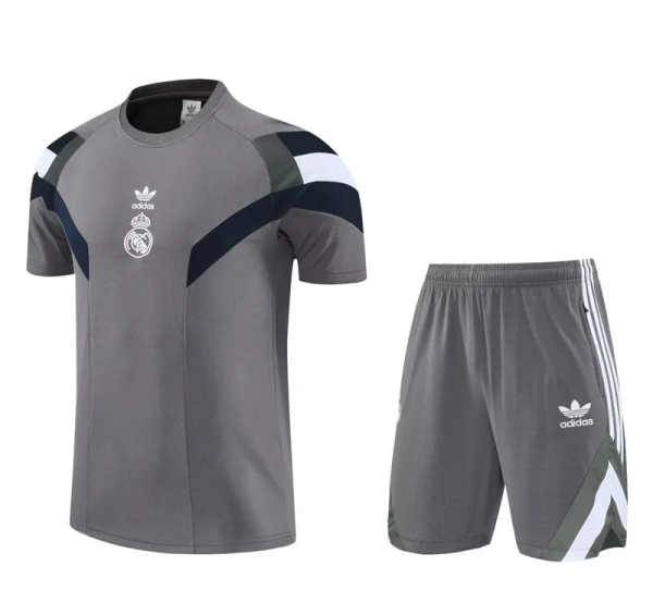 25-26 RMA Grey Training Short Suit