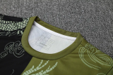 25-26 RMA Black brown Tank top and shorts suit