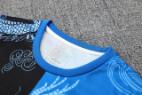 25-26 RMA Black blue Tank top and shorts suit