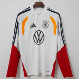 26-27 Germany White Top Half Pull Tracksuit (半拉上衣)
