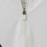 2026-27 Argentina White Top Half Pull Tracksuit (半拉上衣)