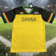 26-27 Ghana Black Yellow Fans Training shirts (GH上截黑)