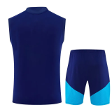 26-27 Spain Royal blue Tank top and shorts suit