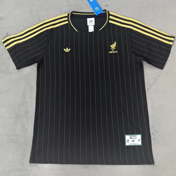 26-27 Mexico Black Casual Edition Fans Training shirts