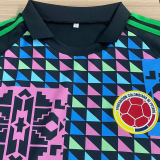 1990 Colombia Goalkeeper Retro Soccer Jersey