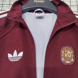 26-27 Spain Red Windbreaker
