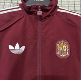 26-27 Spain Red Windbreaker