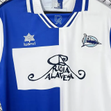 2000-2001 Alaves Home Retro Soccer Jersey