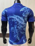 26-27 England Blue Goalkeeper Player Version Soccer Jersey