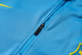 25-26 BAR Light blue Half Pull Tracksuit #B25156(半拉链)