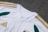 26-27 Italy White Kids Half Pull Tracksuit #E26015(童装)(半拉链)