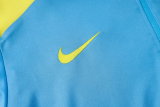 25-26 BAR Light blue Half Pull Tracksuit #B25156(半拉链)