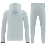 25-26 Algeria Gray Windbreaker Suit (Hoodie)(风衣套装)