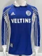 1998-2000 Schalke 04 Home Long Sleeve Retro Soccer Jersey (长袖)