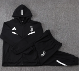 25-26 JUV Black Hoodie Jacket Tracksuit #F640