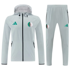 25-26 Algeria Gray Windbreaker Suit (Hoodie)(风衣套装)