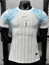 26-27 Uruguay White Blue Special Edition Player Version Soccer Jersey