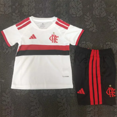 26-27 Flamengo Away Kids Soccer Jersey