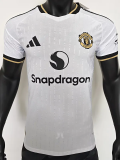 26-27 Man Utd White Player Version Soccer Jersey