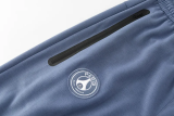 26-27 PSG Grey Blue Hoodie Jacket Tracksuit #01
