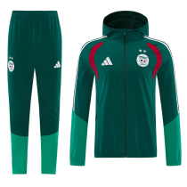 26-27 Algeria Green Windbreaker Suit (Hoodie)(风衣套装)