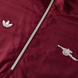 26-27 ARS Brown Red Half Pull Windbreaker (半拉风衣)