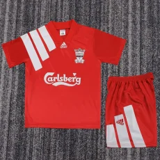 1992-1993 LIV Home Kids Retro Soccer Jersey