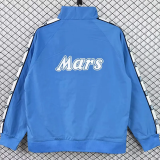 1988-1989 Napoli Mars Blue Retro Windbreaker
