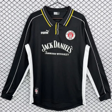 1999-2000 ST PAULI Away Long Sleeve Retro Soccer Jersey (长袖)