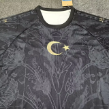 26-27 Turkey Black Special Edition Fans Soccer Jersey (逗号)