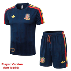 26-27 Spain Royal blue Player Version Training Short Suit (球员短套装)#D2604