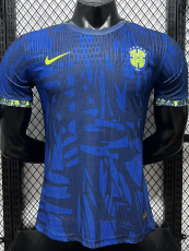 26-27 Brazil Blue Black Special Edition Player Version Soccer Jersey