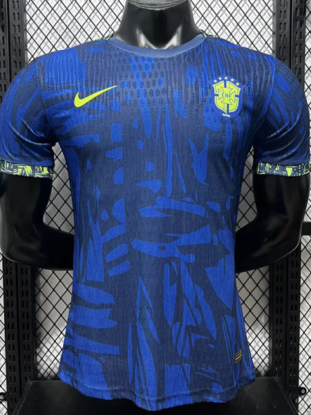 26-27 Brazil Blue Black Special Edition Player Version Soccer Jersey