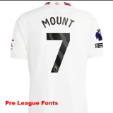 23-24 Man Utd Third Player Version Soccer Jersey