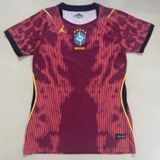 26-27 Brazil JD Red Goalkeeper Women Soccer Jersey (女)