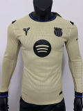 25-26 BAR Away Long Sleeve Player Version Soccer Jersey (长袖球员)