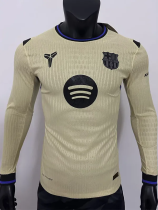 25-26 BAR Away Long Sleeve Player Version Soccer Jersey (长袖球员)