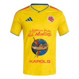 26-27 Colombia Home X-Karol G Graphics Fans Soccer Jersey